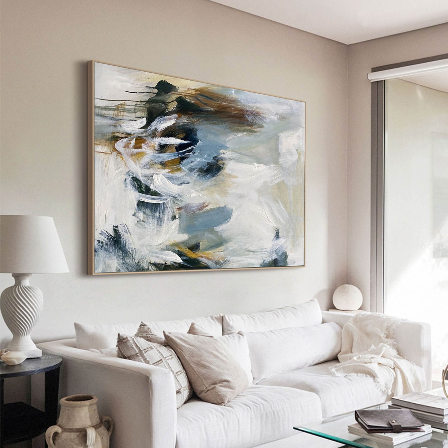 Contemporary Abstract Oil Painting for Modern Home Décor – Unique Wall Art Design
