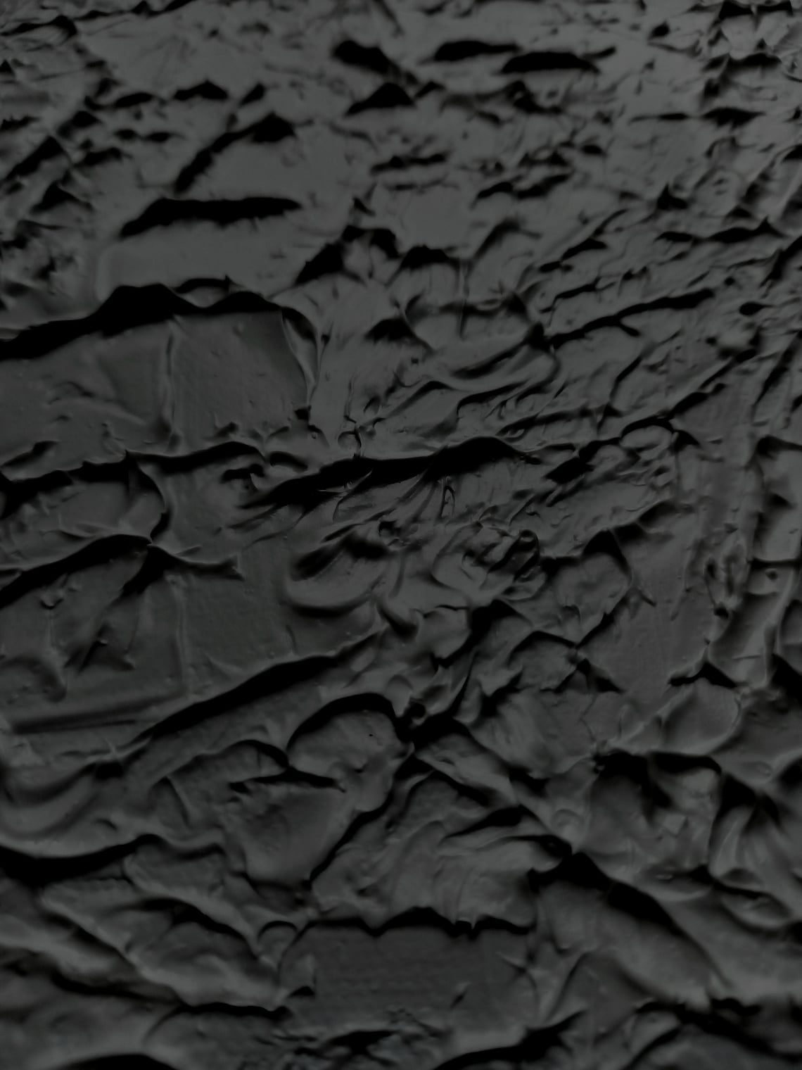Elegant Monochrome Oil Painting of Textured Terrain for Modern Home Decor