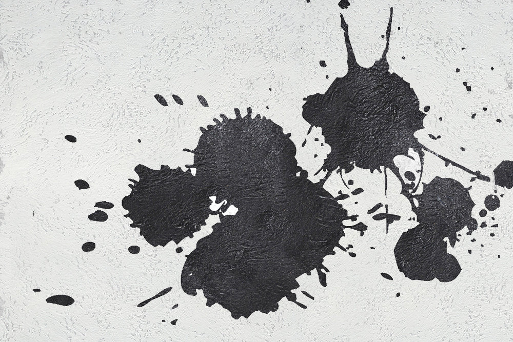 Abstract Black and White Oil Painting for Modern Art Lovers