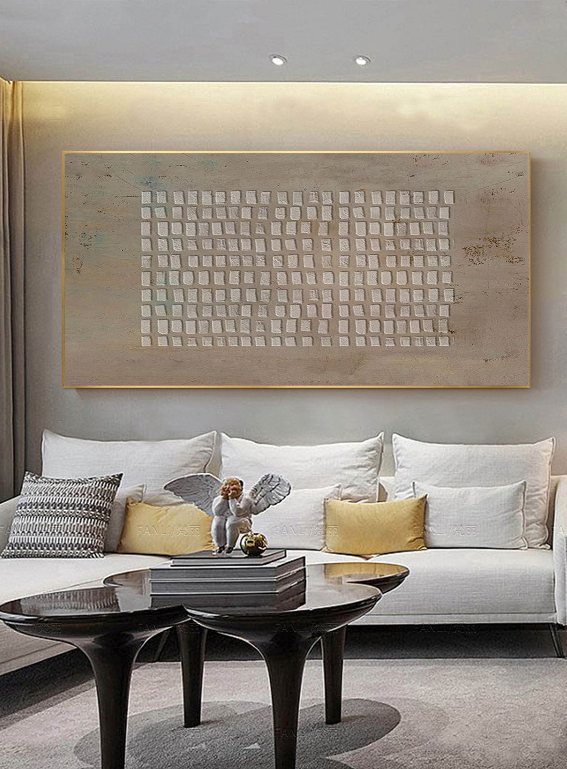 Contemporary Urban Abstract Canvas Art for Modern Home Decor
