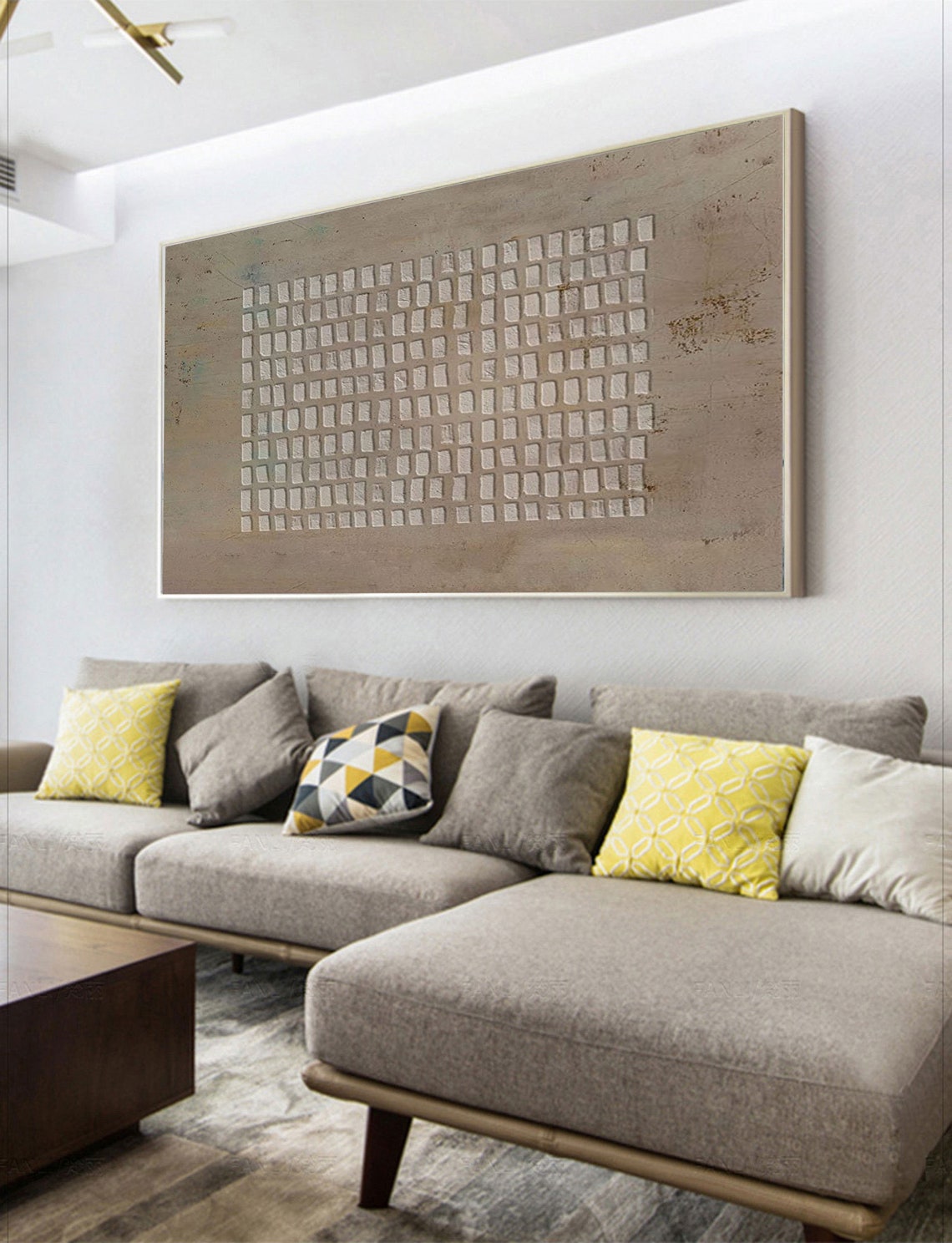 Contemporary Urban Abstract Canvas Art for Modern Home Decor