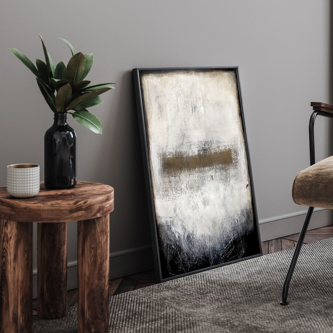 Contemporary Abstract Oil Painting for Modern Home Decor