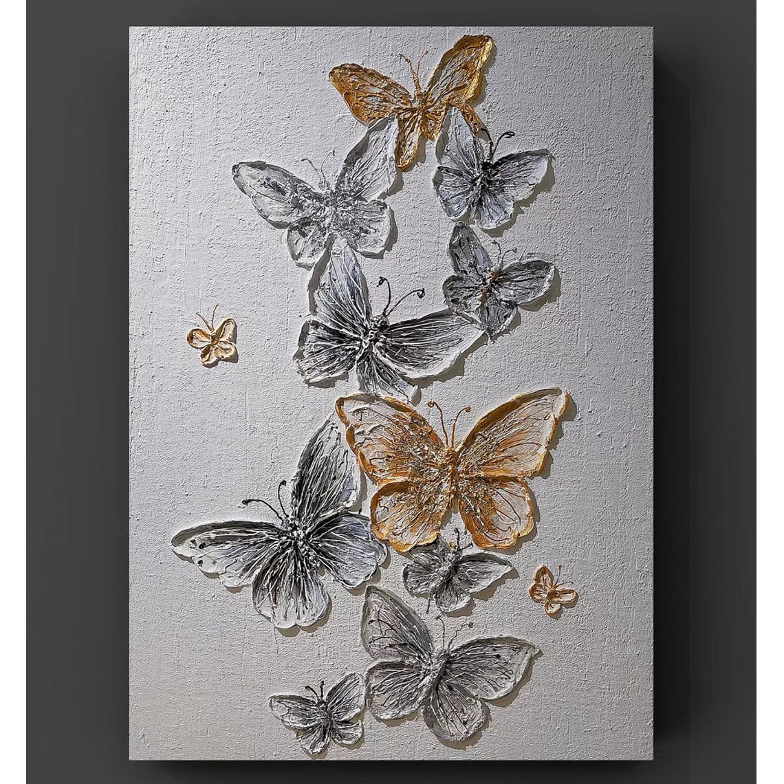 Elegant Butterfly Oil Painting for Modern Home Décor