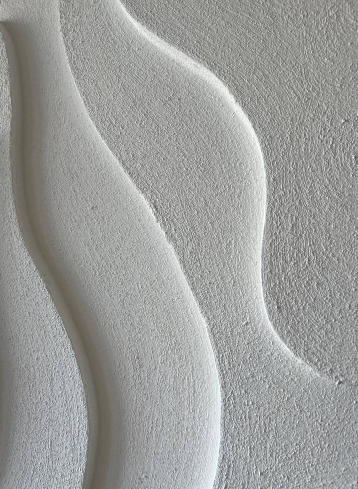 Serene Wave Abstract Oil Painting for Tranquil Home Decor and Modern Interiors