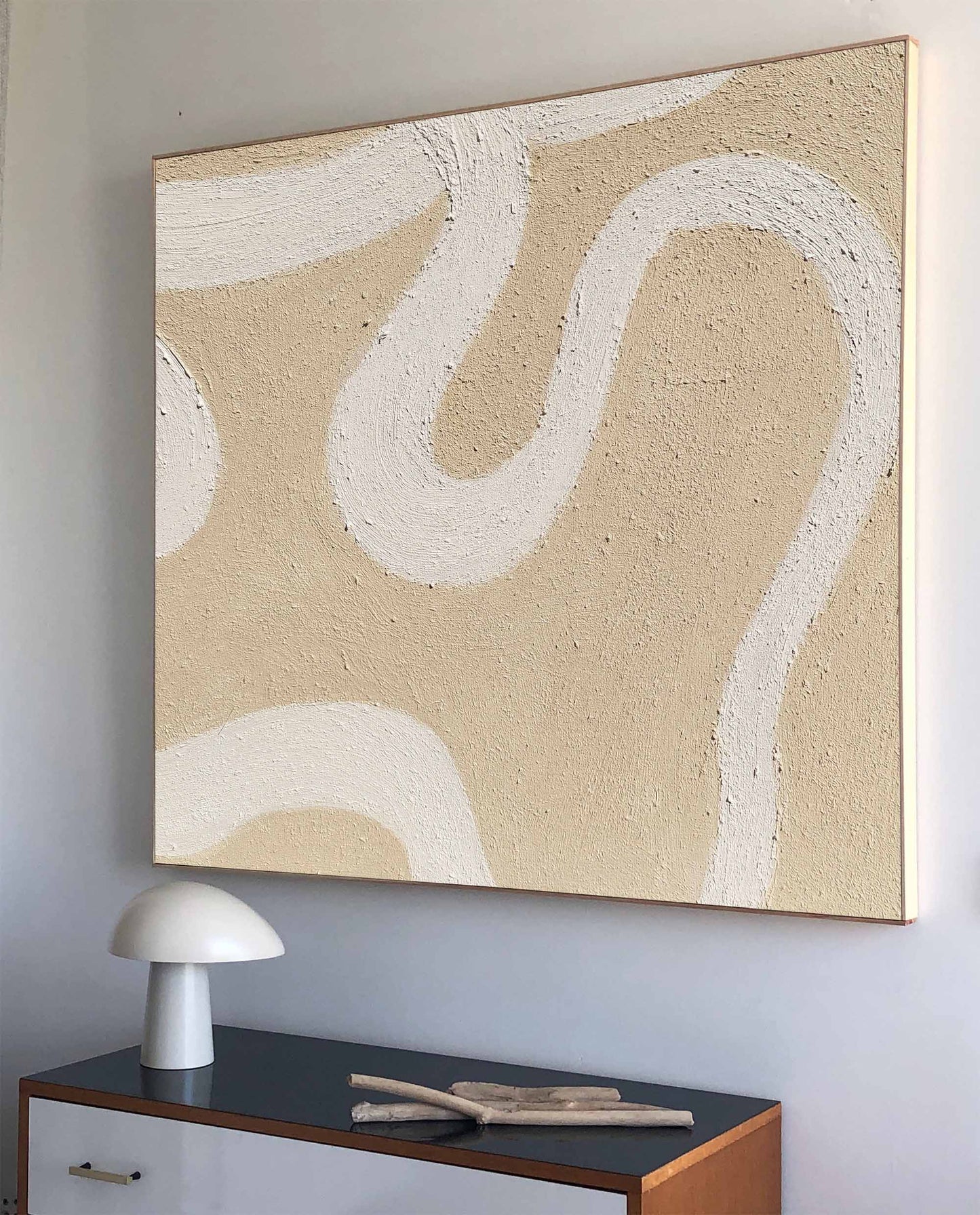 Elegant Minimalist Line Art Painting for Modern Home Decor