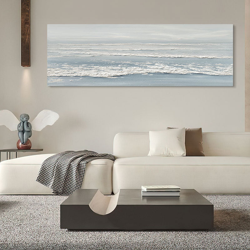 Coastal Waves Midday Tide California Style Beach Oil Painting 176CW