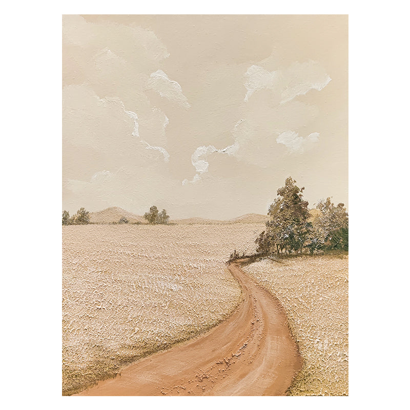 Prarie Field Walk Autumn Forest Oil Painting 180PW