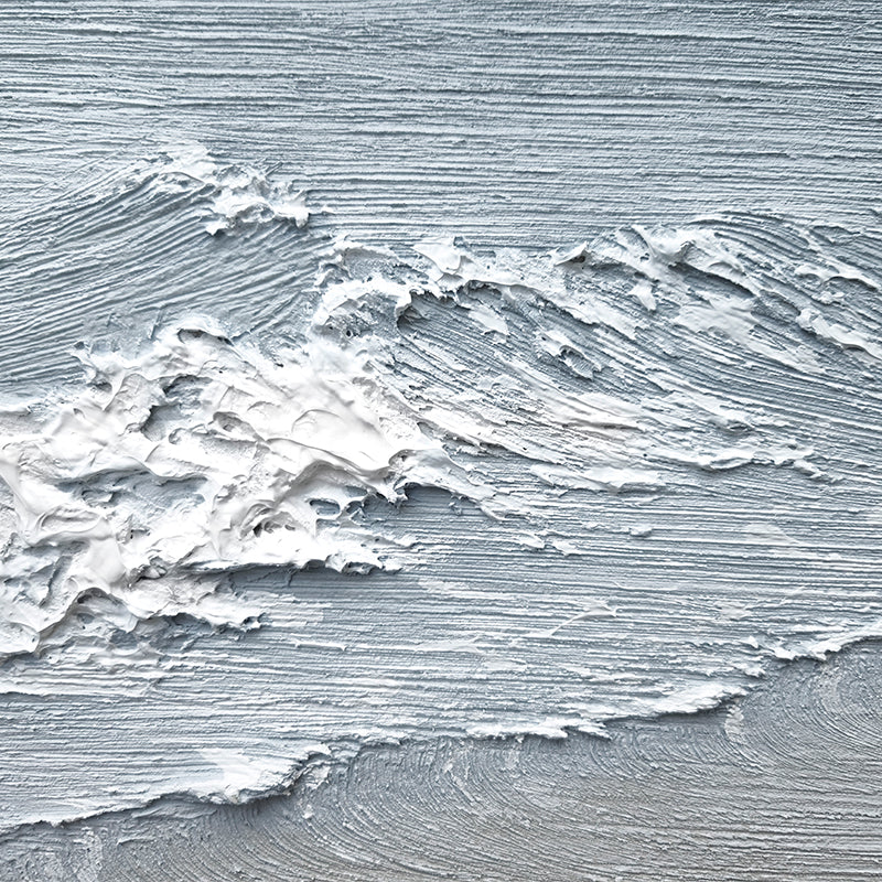 Coast Waves Textured Beach Oil Painting 187PW