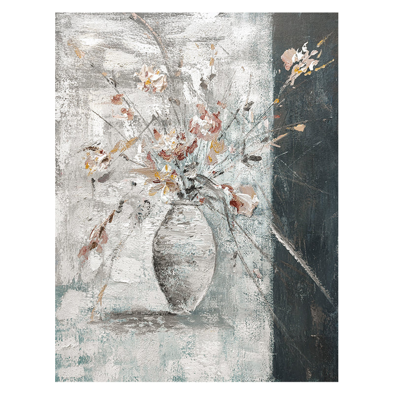 Still Life Floral Vase Cherry Blossom Oil Painting 198PW