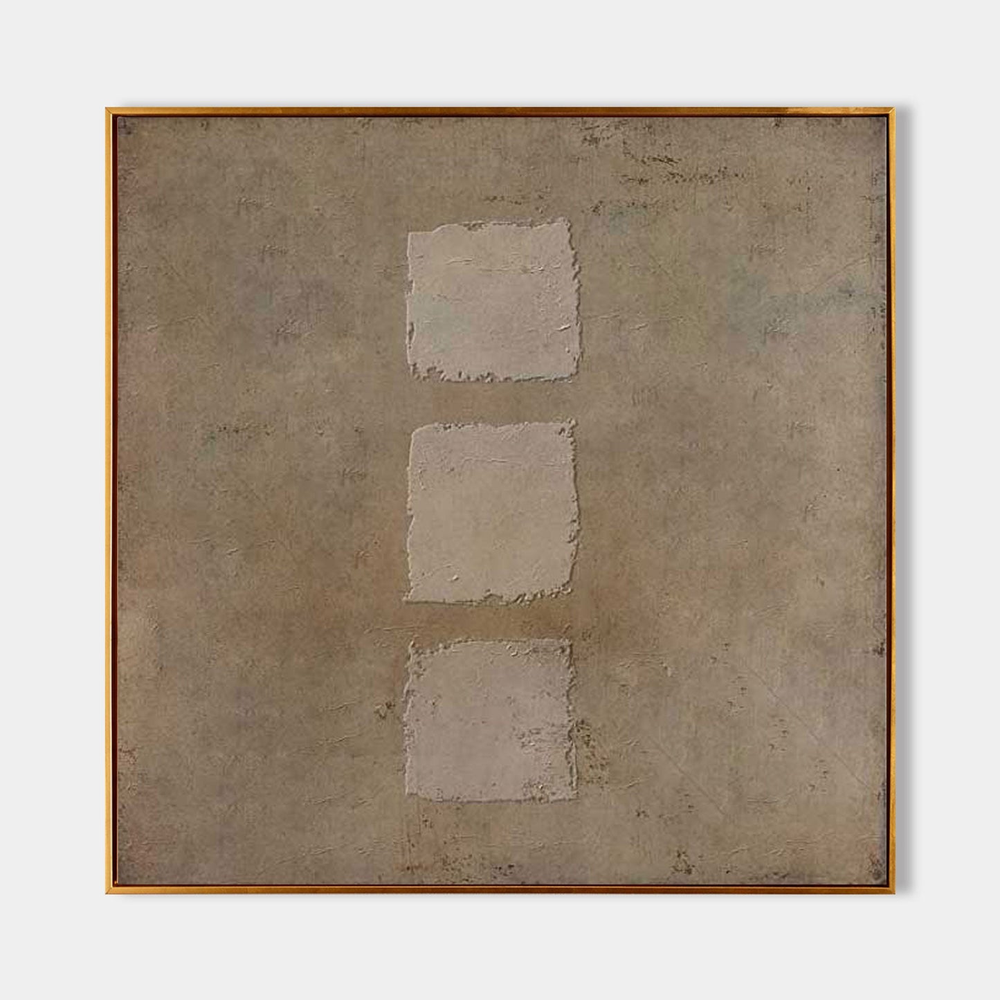 Minimalist Wabi-Sabi Oil Painting for Serene Home Decor and Unique Wall Art