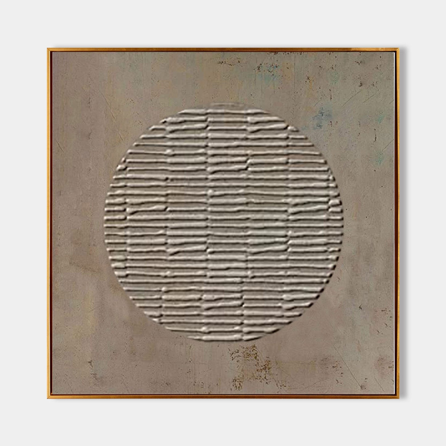 Minimalist Wabi-Sabi Oil Painting for Modern Home Decor