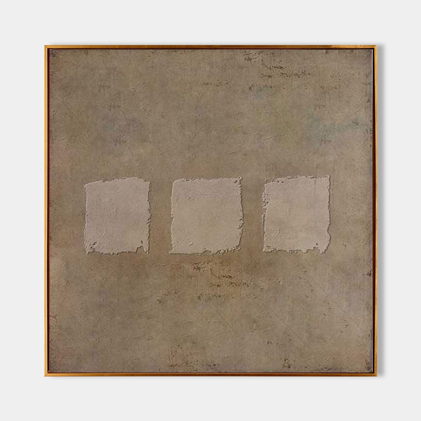 Minimalist Wabi-Sabi Oil Painting for Modern Interior Decor