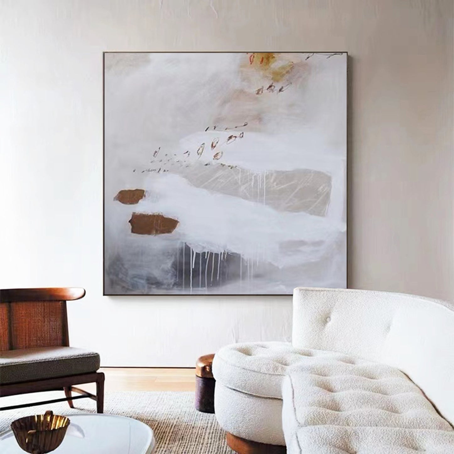 Contemporary Abstract Oil Painting for Modern Home Decor