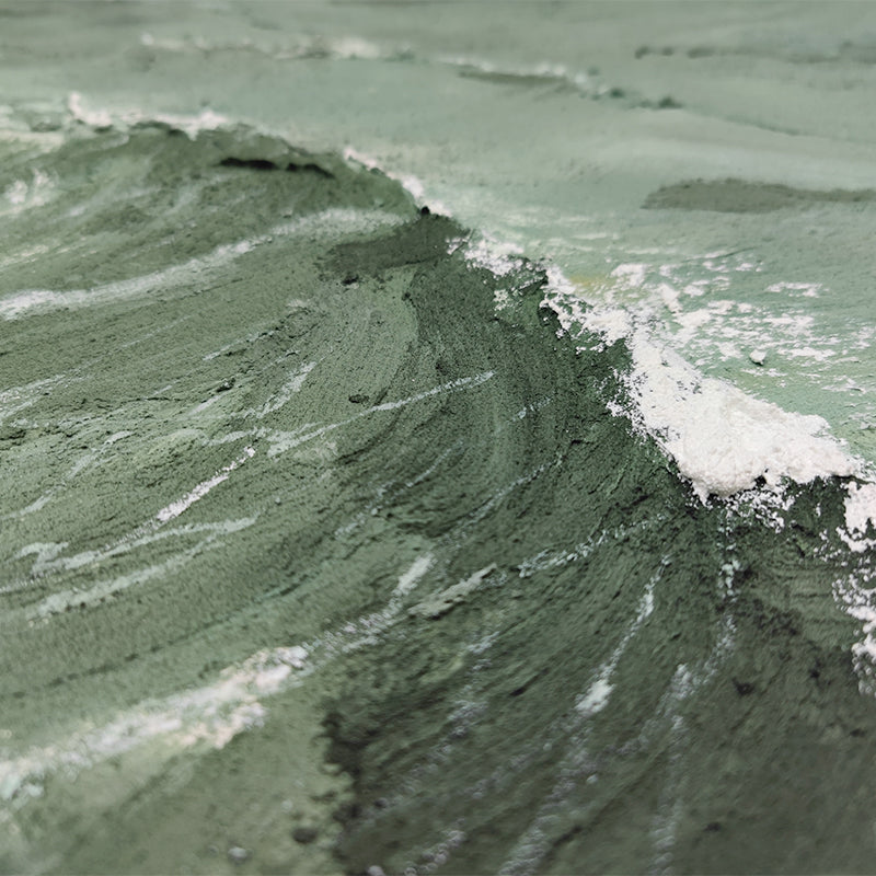 Coast Waves Aerial View Ocean Oil Painting 201PW