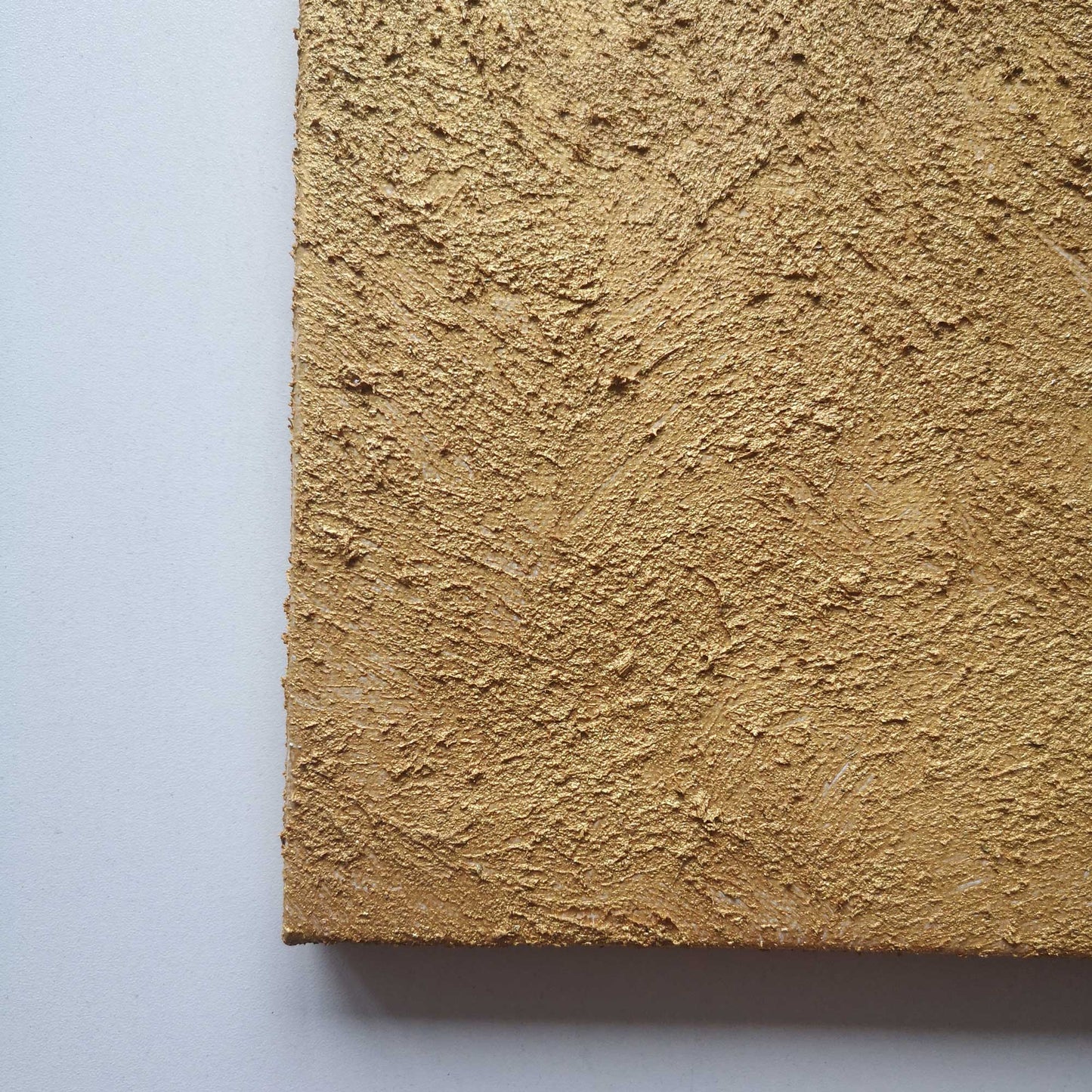 Elegant Black and Gold Abstract Minimalist Oil Painting for Modern Decor