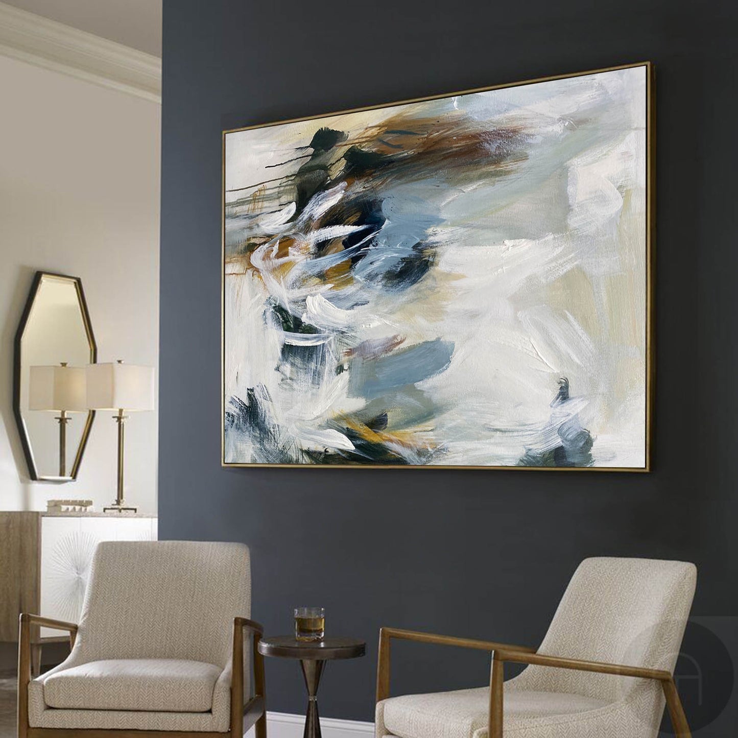 Contemporary Abstract Oil Painting for Modern Home Décor – Unique Wall Art Design