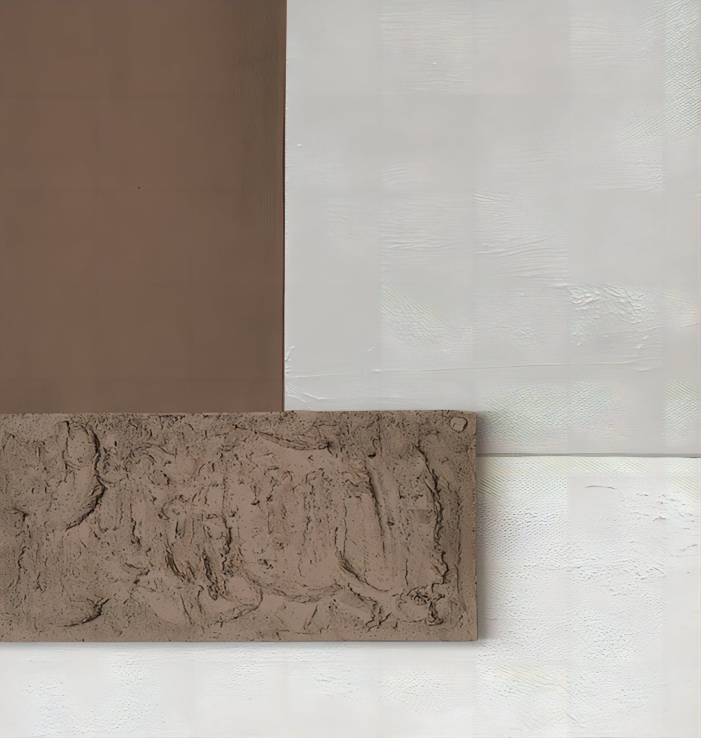 Abstract Wabi-Sabi Oil Painting for Minimalist Home Decor and Modern Aesthetic