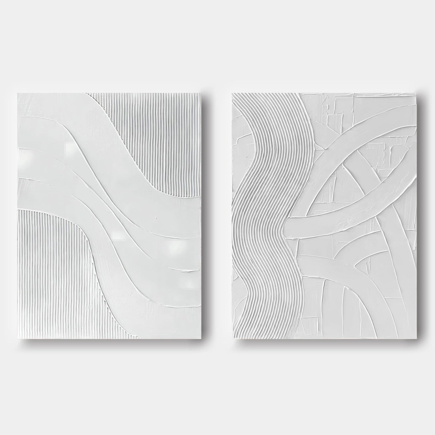 Contemporary Abstract Oil Painting Set for Modern Home Decor
