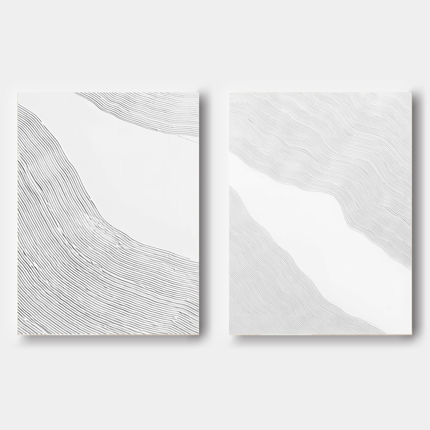Contemporary Abstract Art Duo for Modern Home Decor