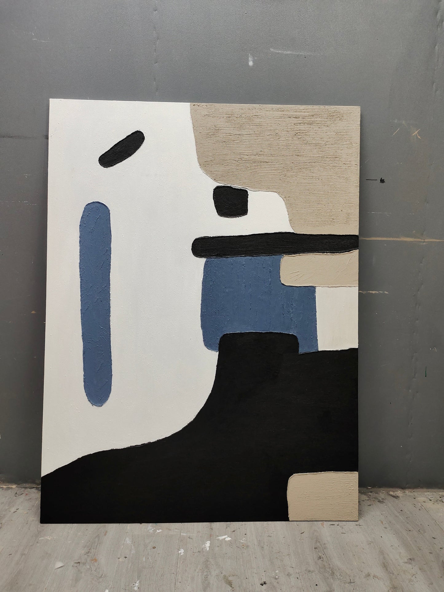 Abstract Wabi-Sabi Wall Art for Modern Home Decor and Minimalist Aesthetics