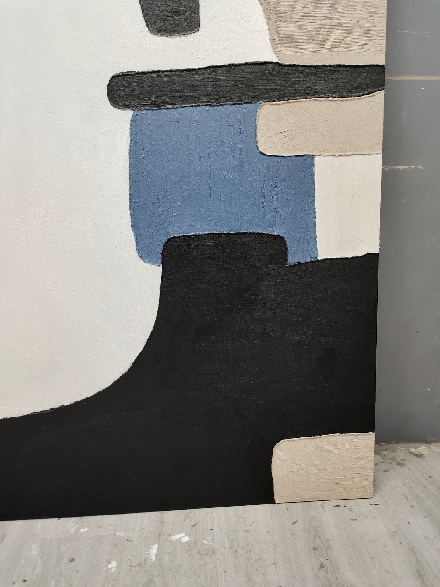 Abstract Wabi-Sabi Wall Art for Modern Home Decor and Minimalist Aesthetics