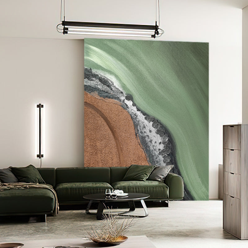 Stone Wave Layers Abstract Accent Oil Painting 204PW