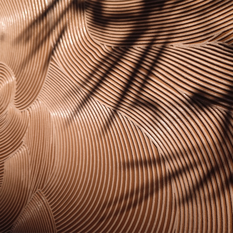 Zen Sand Waves Circular Texture Oil Painting 207PW