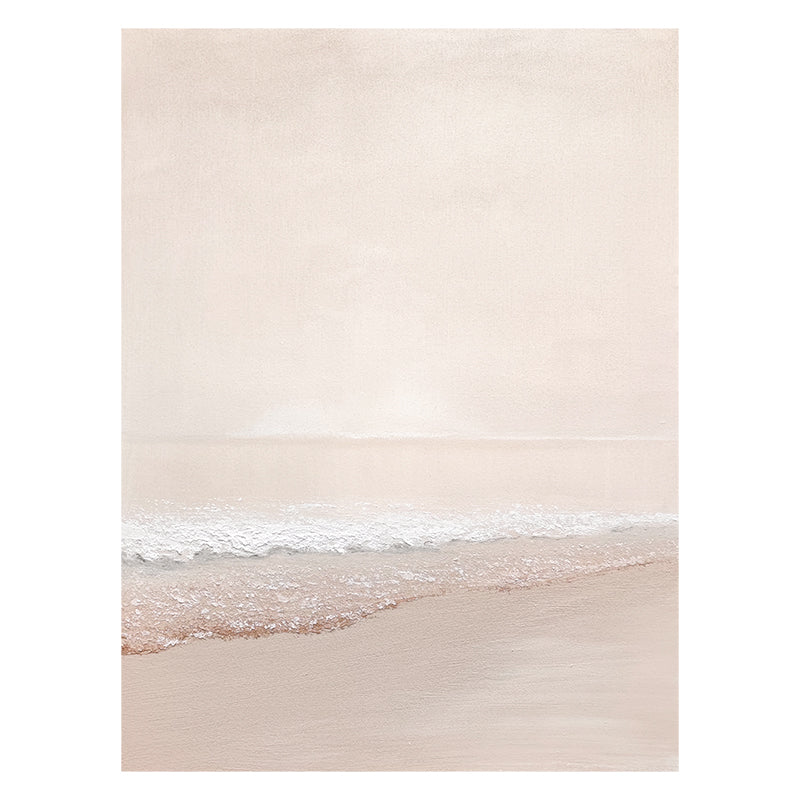 Autumn Coast Waves Beach Sunrise Beauty Oil Painting 221PW