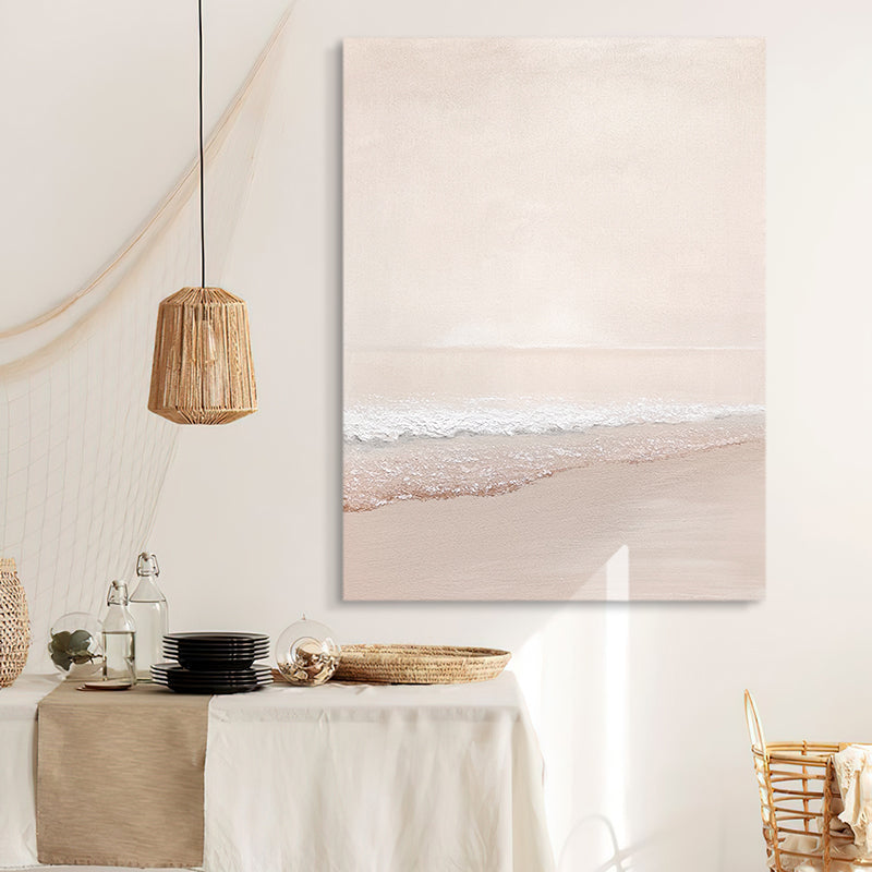 Autumn Coast Waves Beach Sunrise Beauty Oil Painting 221PW