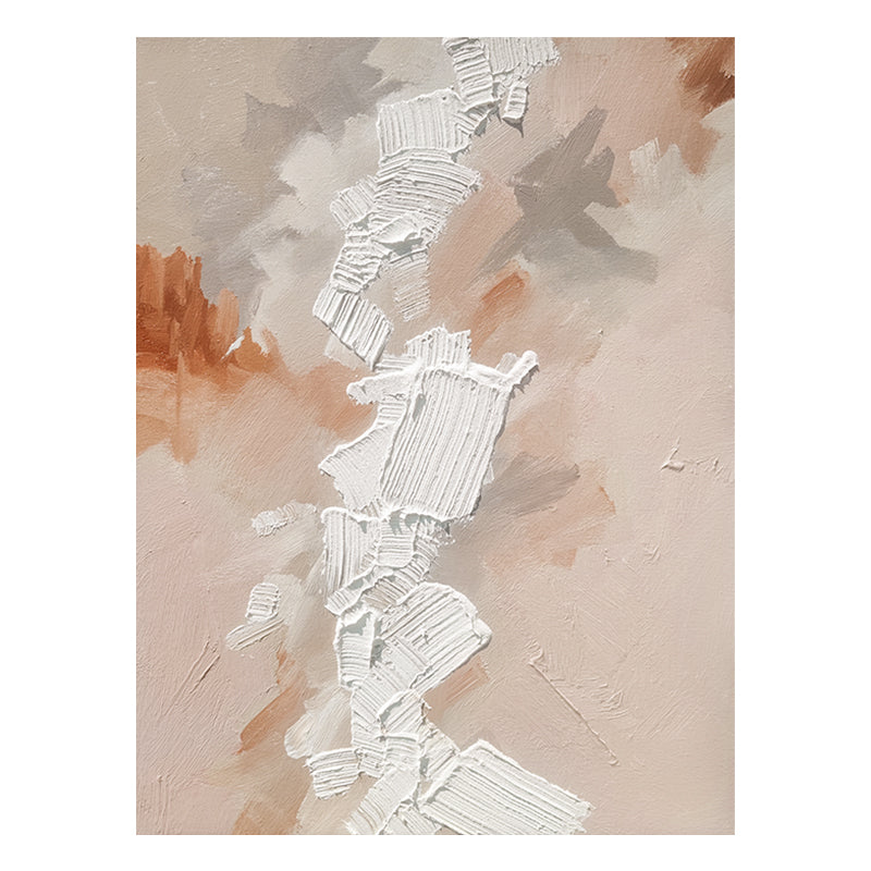 Abstract Paint Texture Minimlaist Accent Oil Painting 223PW