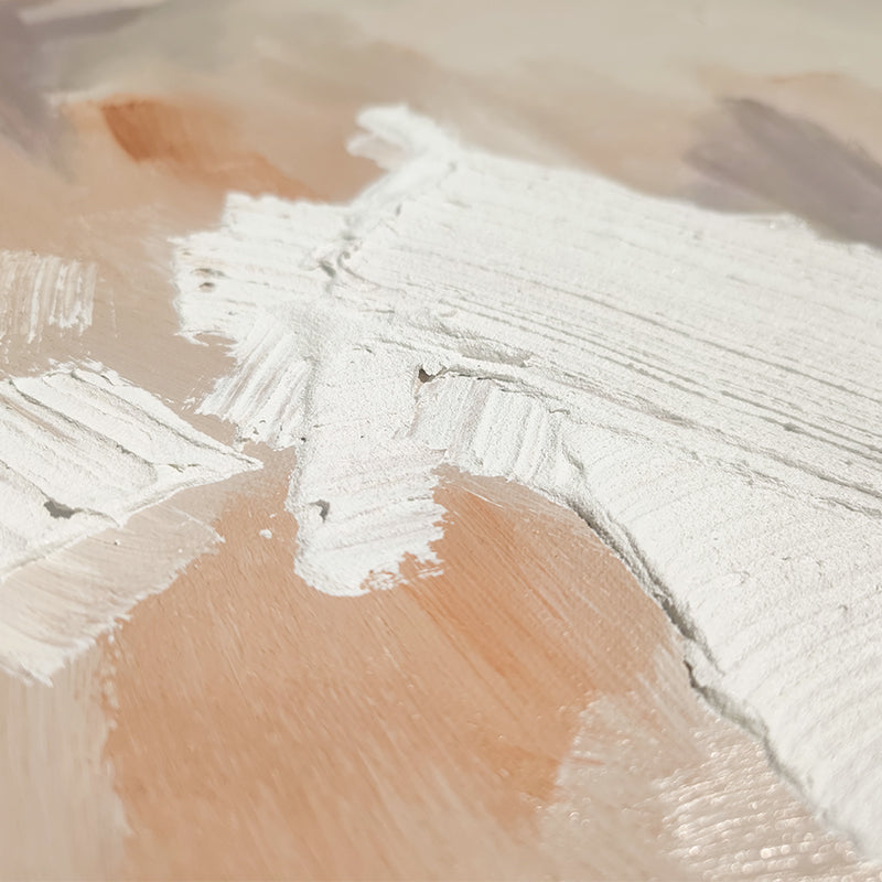 Abstract Paint Texture Minimlaist Accent Oil Painting 223PW