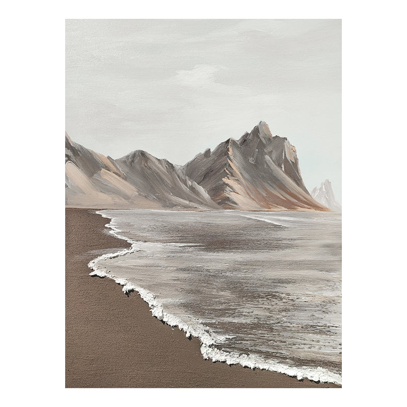 Coastal Waves Mountain Alcove Oil Painting 225PW