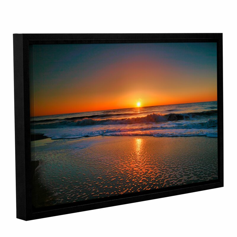 Sunrise Serenity Ocean Art | Vibrant Oil Painting of Beach and Waves