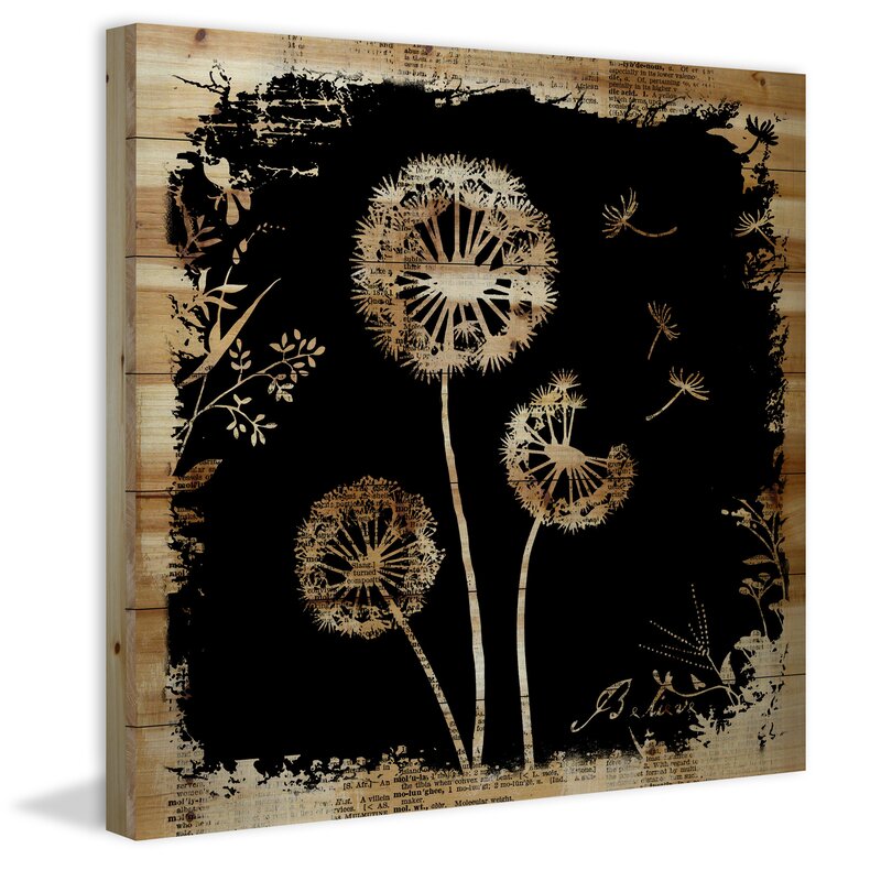 Enchanting Dandelion Dreams - Beautiful Floral Oil Painting Art