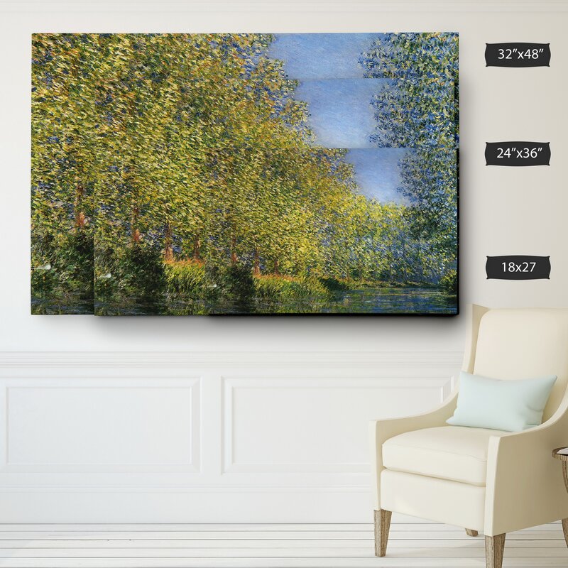 Serene River Bend Landscape Oil Painting