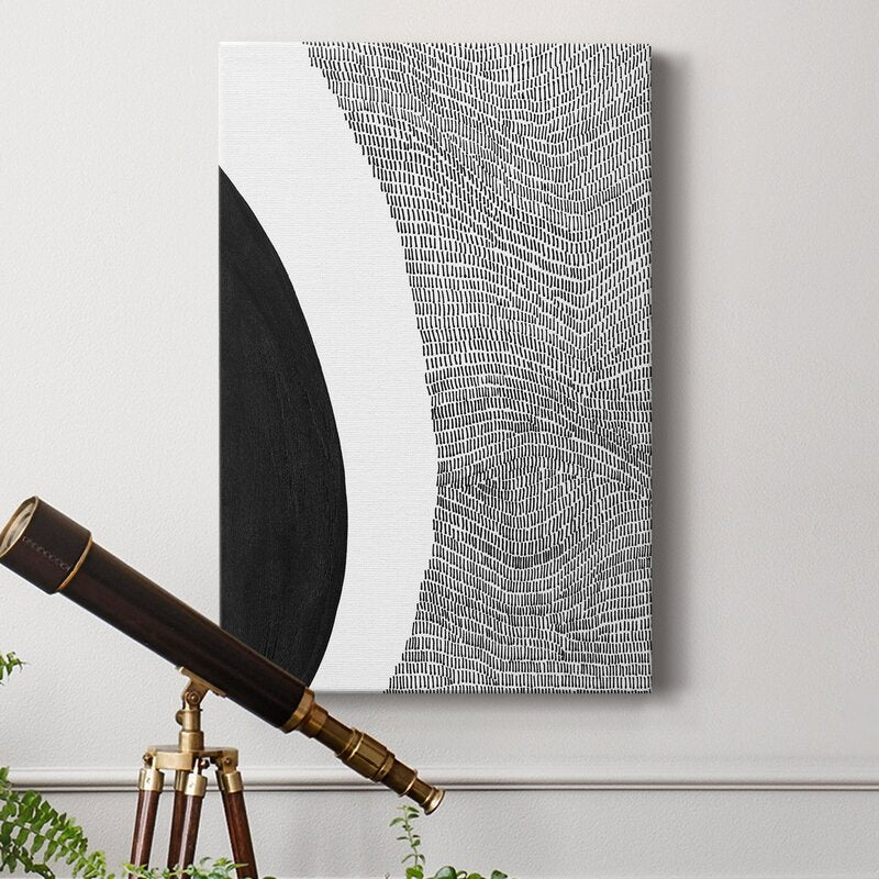 Stylish Black and White Abstract Art for Modern Home Decor