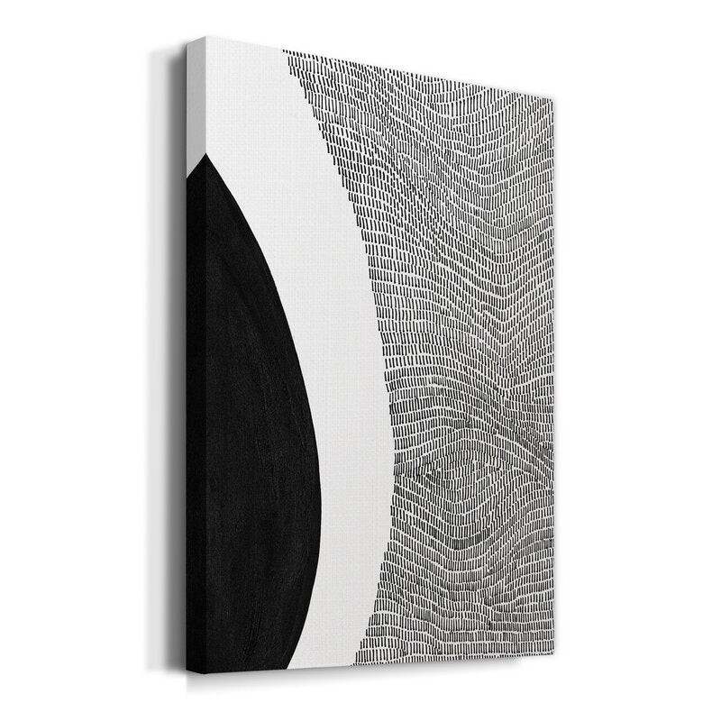 Stylish Black and White Abstract Art for Modern Home Decor