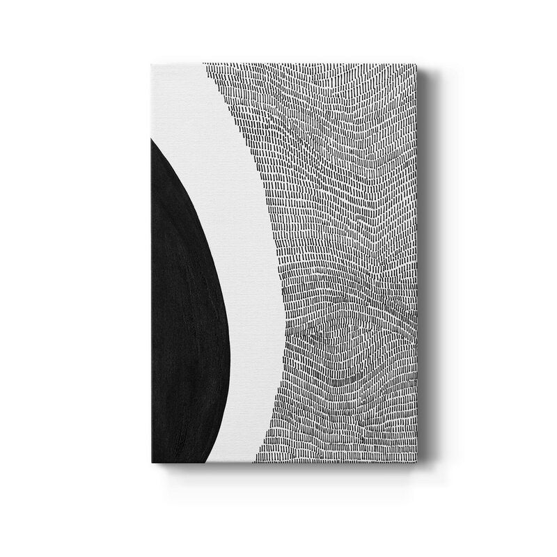 Stylish Black and White Abstract Art for Modern Home Decor