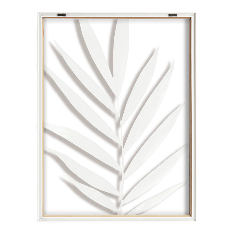 Elegant Botanical Oil Painting of Tropical Leaves for Modern Home Decor