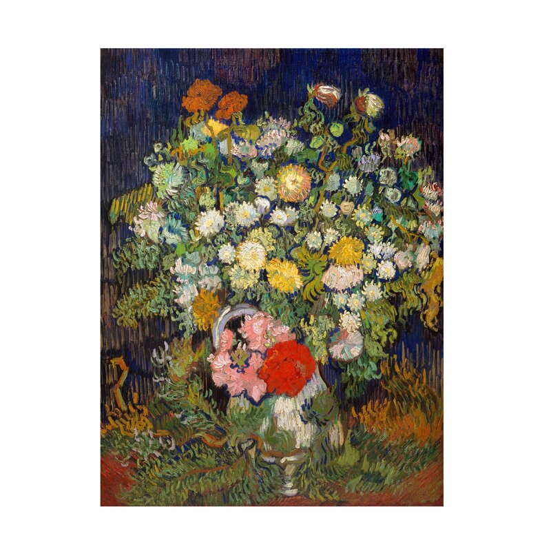 Vincent Van Gogh Floral Still Life Oil Painting Print for Home Decor