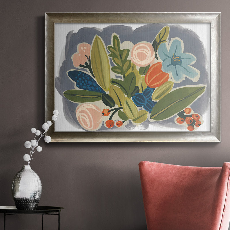 Vibrant Floral Still Life Oil Painting for Home Decor