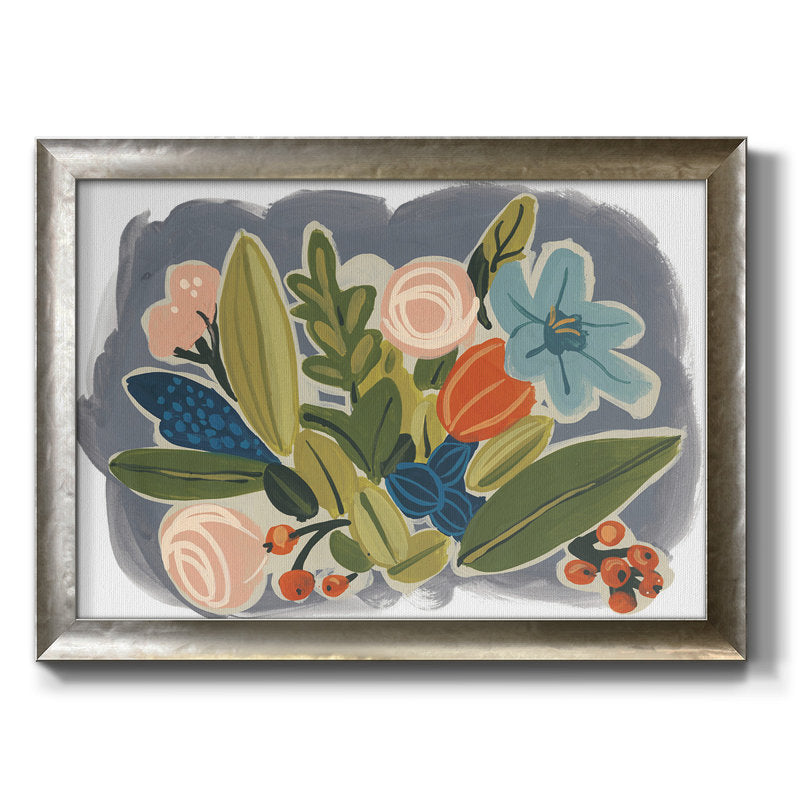 Vibrant Floral Still Life Oil Painting for Home Decor