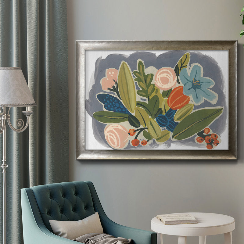 Vibrant Floral Still Life Oil Painting for Home Decor