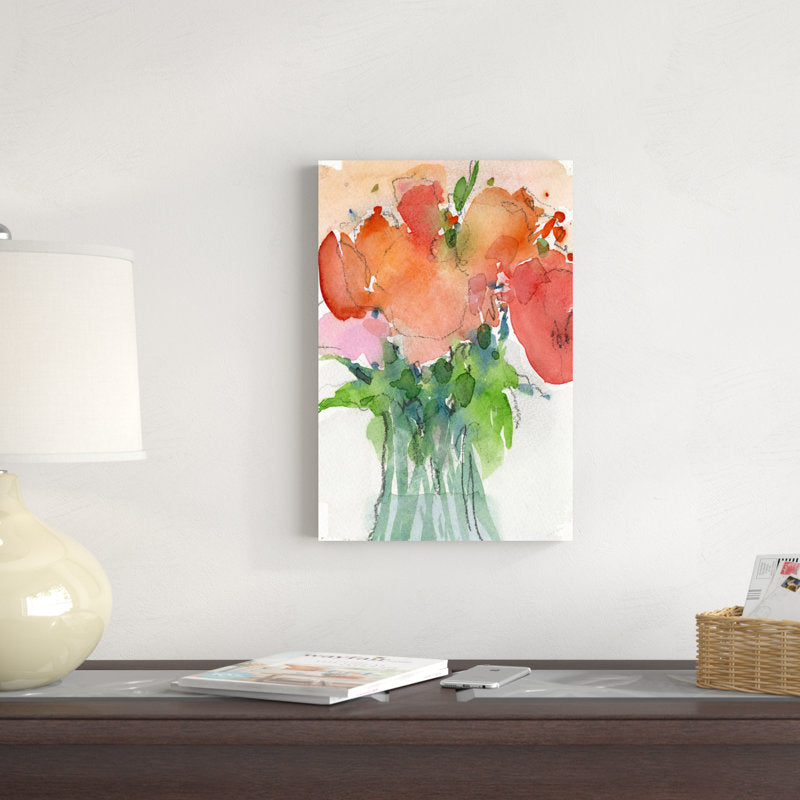 Vibrant Floral Art Print - Cheerful Bouquet