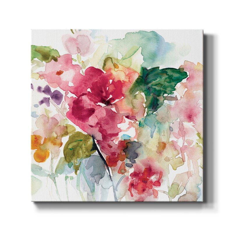 Vibrant Citrus Floral Abstract Oil Painting for Brightening Your Space