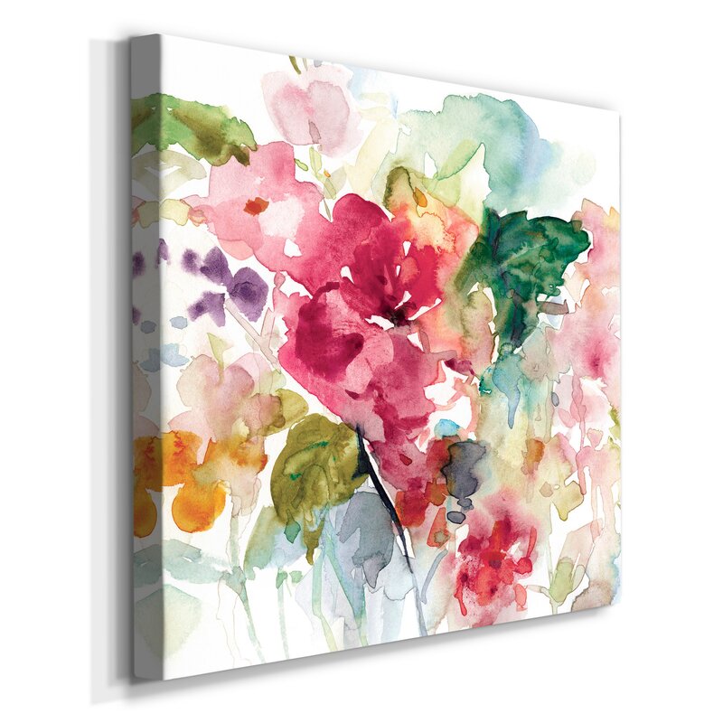 Vibrant Citrus Floral Abstract Oil Painting for Brightening Your Space