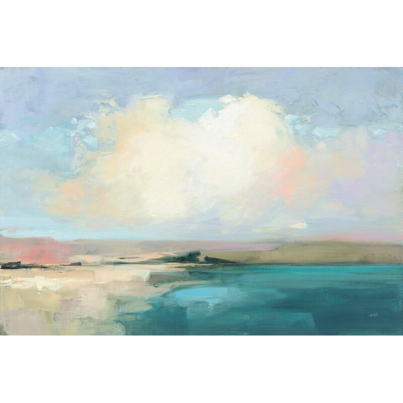 Serene Coastal Sky Oil Painting