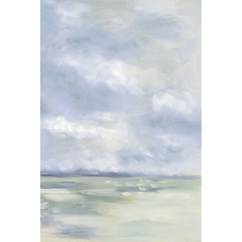 Serene Coastal Landscape Oil Painting
