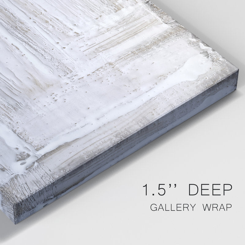 Modern Abstract White Oil Painting for Elegant Home Decor