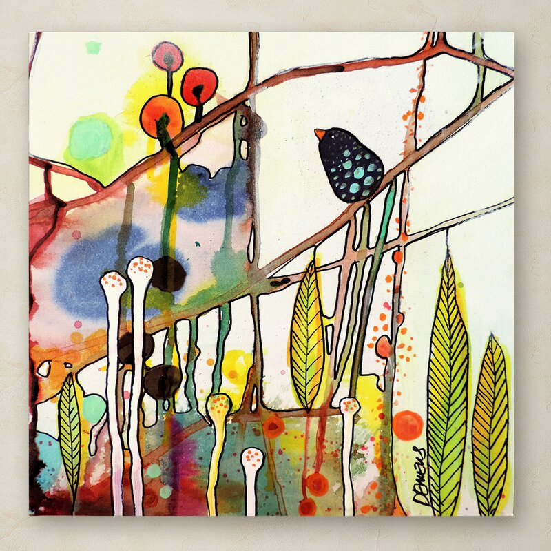 Vibrant Abstract Landscape Oil Painting
